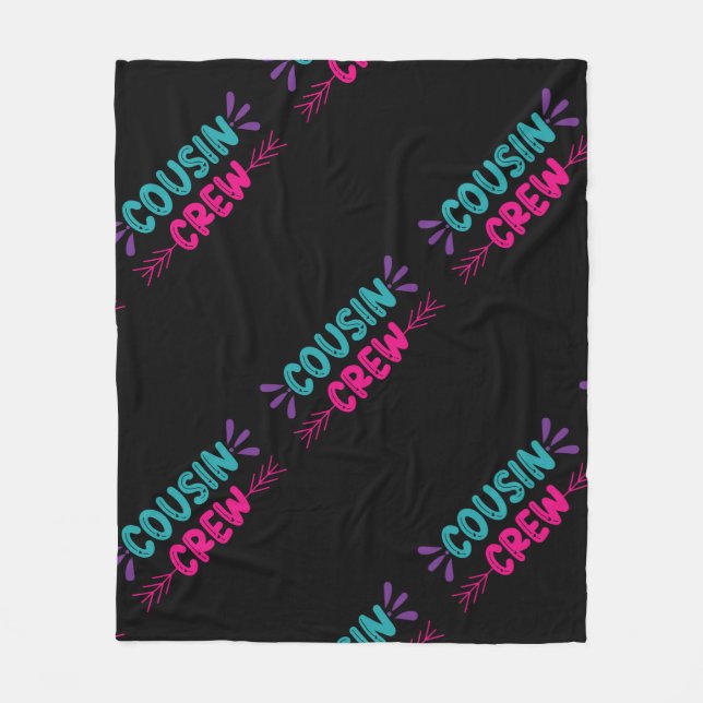 Cute Cousin Crew Fleecefilt (Framsidan)