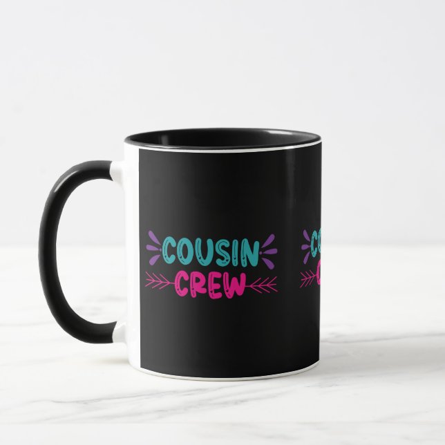 Cute Cousin Crew Mugg (Vänster)