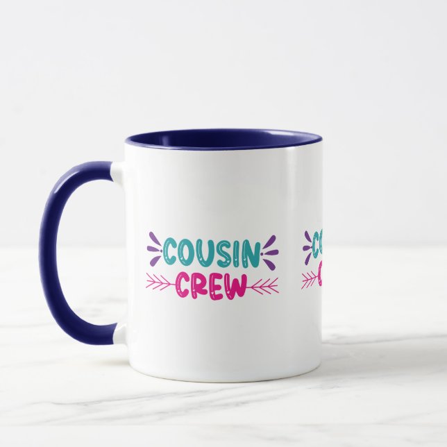 Cute Cousin Crew Mugg (Vänster)