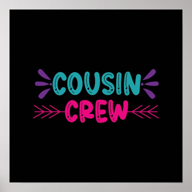 Cute Cousin Crew Poster (Framsidan)