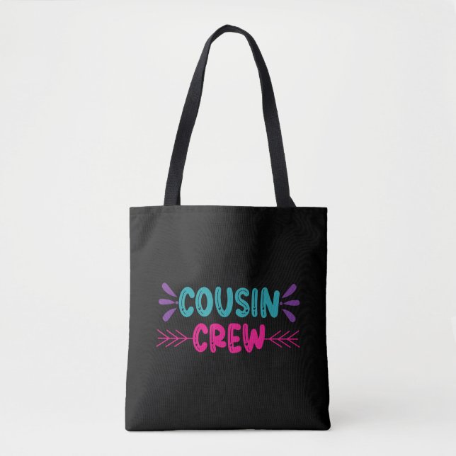Cute Cousin Crew Tygkasse (Framsida)
