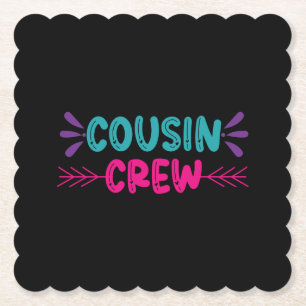 Cute Cousin Crew Underlägg Papper