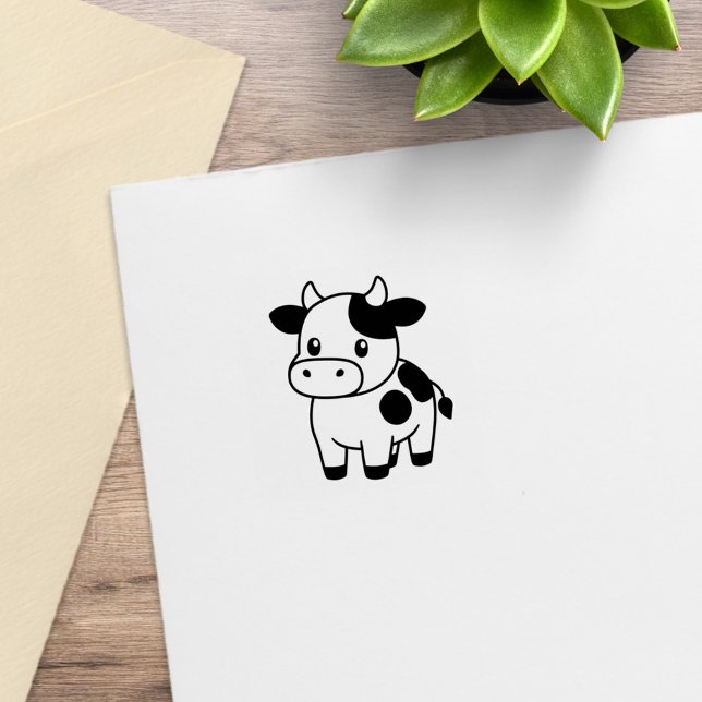 Cute Cow 1x1 Stämpel (Skapare uppladdad)