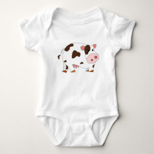 Cute Cow Baby-dräkt T Shirt