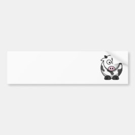 Cute Cow Bumper Sticker Bildekal