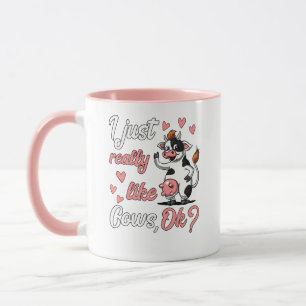 Cute Cow Funny Farm Ranch Animal Mugg