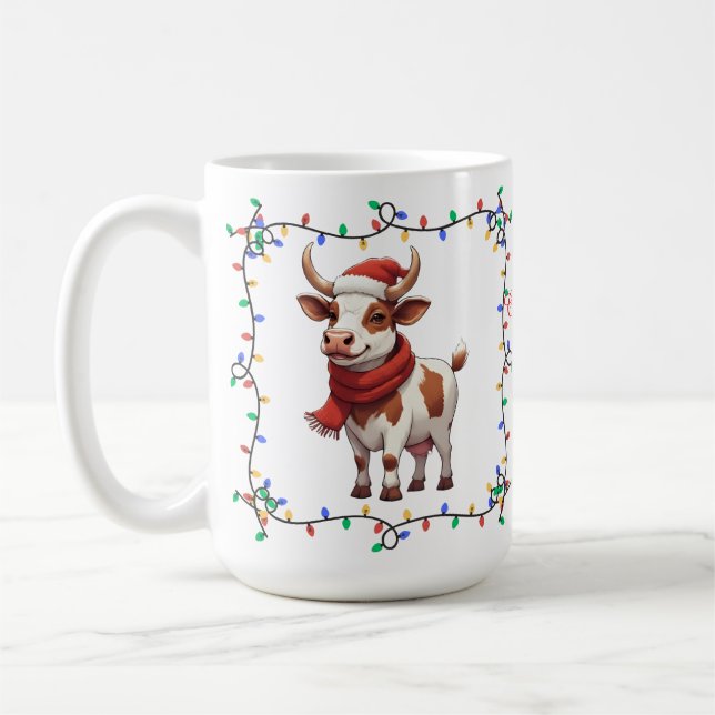 Cute Cow Jul Mugg (Vänster)