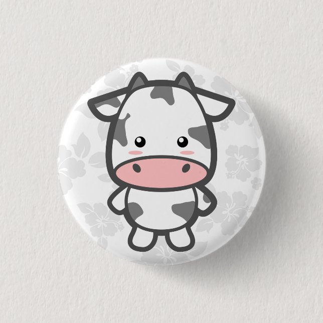 Cute Cow Knapp (Framsida)