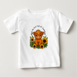Cute Cow med solblommor T Shirt
