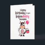 Cute Cow Mjölk Pun Legenmeji Human Funny Birthday Kort<br><div class="desc">Lustigt och sött födelsedagskort för dem som slår kärlek och humor. Perfekt för att önska dina vänner och din familj grattis på födelsedagen. Besök vår butik om du vill ha mer födelsedagskort. Du hittar något coola,  humoristiskt och ibland sarkastiskt födelsedagskort för din speciella.</div>
