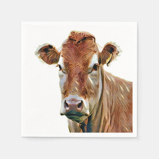 CUTE COW PAPPERSSERVETT