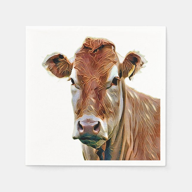 CUTE COW PAPPERSSERVETT (Framsidan)