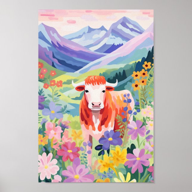 Cute Cow Poster (Framsidan)