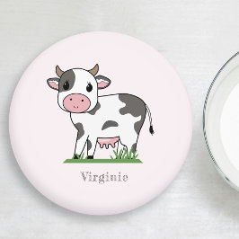 Cute Cow-Rosa Underlägg