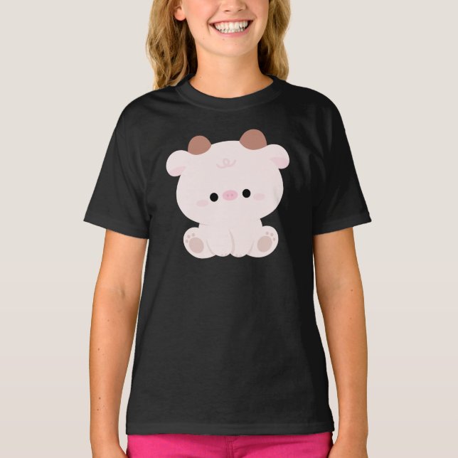 Cute Cow T Shirt (Framsida)