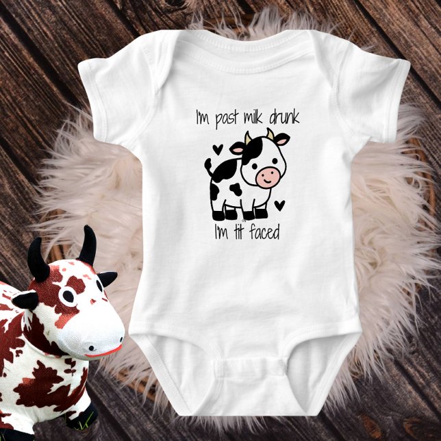 Cute Cow Tecknad Baby T Shirt (Skapare uppladdad)