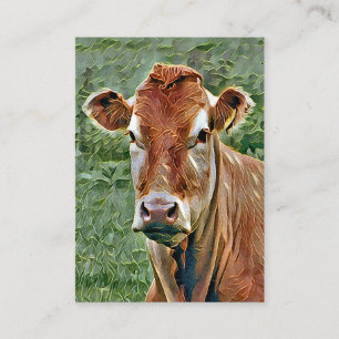 CUTE COW VISITKORT