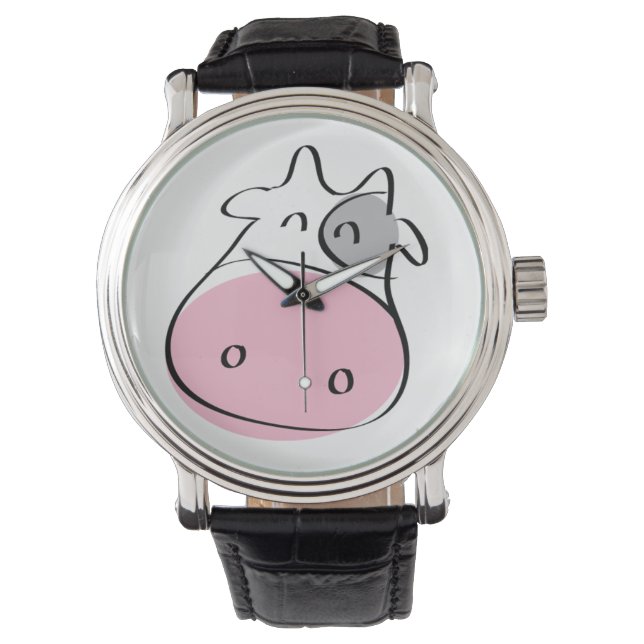 Cute Cow Watch Armbandsur (Framsida)