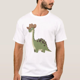 Cute Cowboy Dinosaur T Shirt