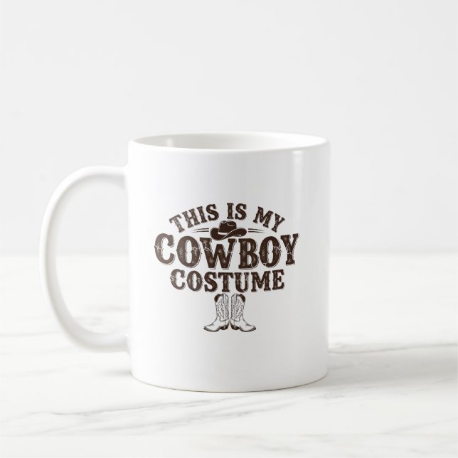 Cute Cowboy Western Cowboy Outfit Men  Coffee Mug Kaffemugg (Vänster)