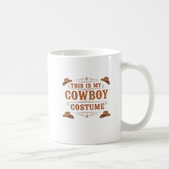 Cute Cowboy Western Cowboy Outfit Men  Kaffemugg (Höger)