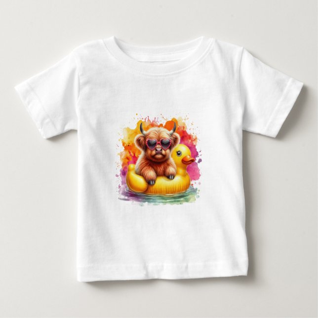 Cute Cows Baby toppar T Shirt (Framsida)