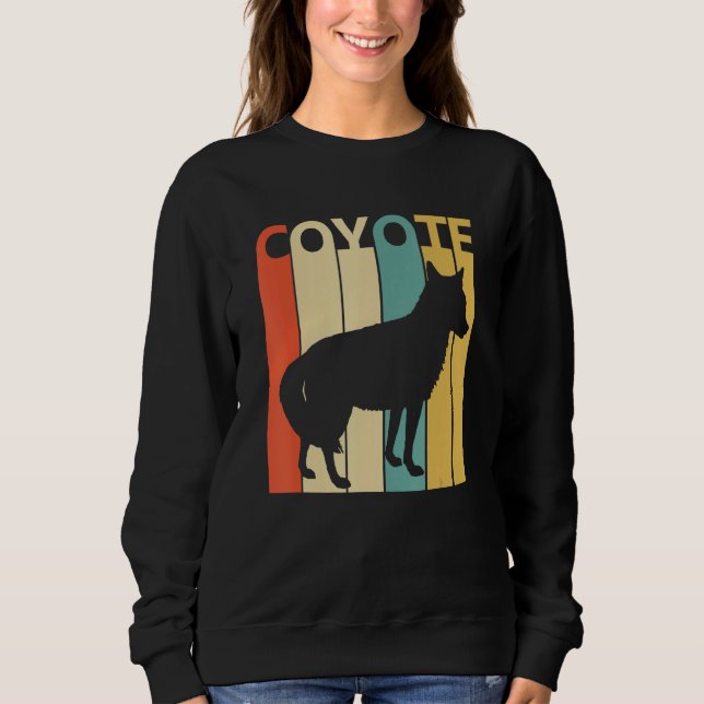 Cute Coyote Animal T Shirt (Framsida)