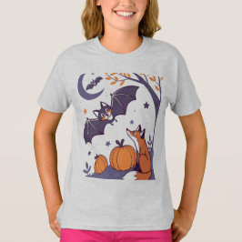 Cute & Cozy Halloween Tumblers with Smiling Bats,  T Shirt