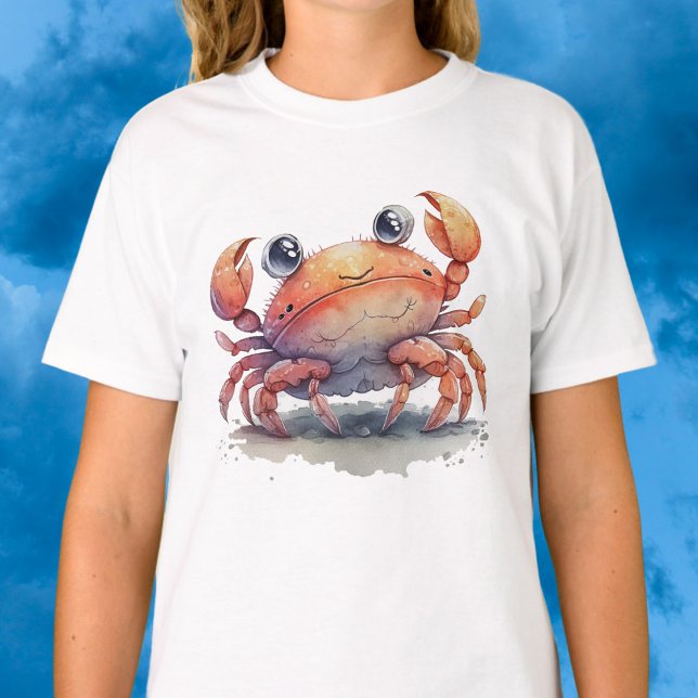 Cute Crab Barn Basic T-Shirt (Skapare uppladdad)