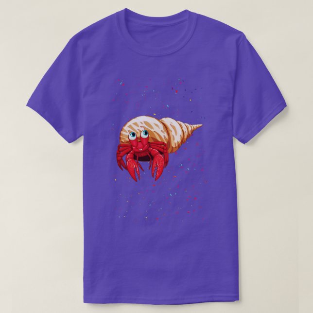 Cute Crab barns födelsedag Party T Shirt (Design framsida)