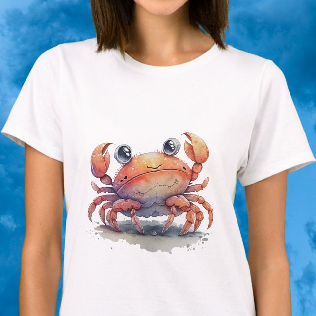 Cute Crab Basic Women's T-Shirt (Skapare uppladdad)