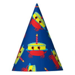 Cute Crab Beach 1:a födelsedag Party