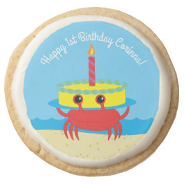 Cute Crab Beach 1:a födelsedagen Party