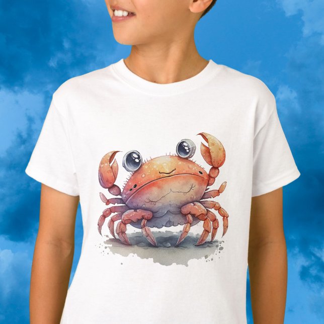 Cute Crab Boy's T-Shirt (Skapare uppladdad)