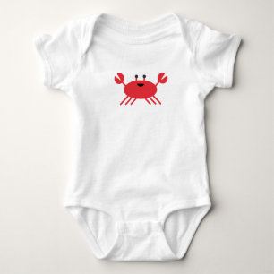 Cute Crab Nautical Ocean Anchor Sail Romper T-shirt