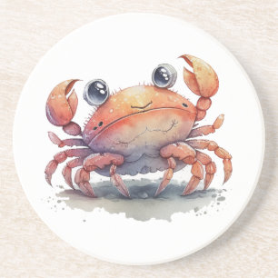 Cute Crab Sandstone Underlägg