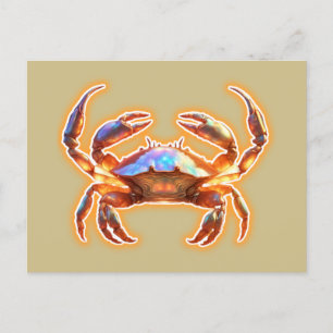 Cute Crab Vykort