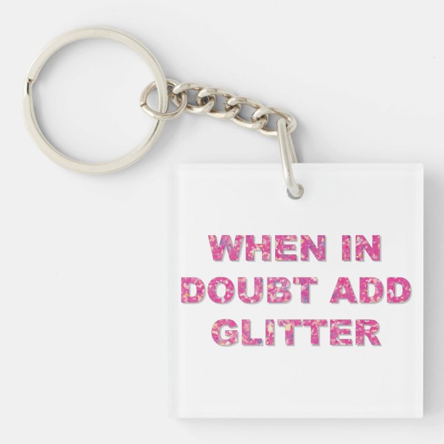 Cute Crawing Quote Rosa Glitter (Framsidan)