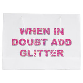 Cute Crawing Quote Rosa Glitter