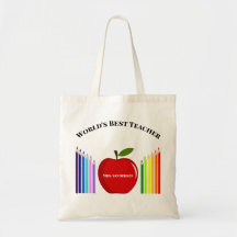 Cute Crayon Elementary Teacher Apple