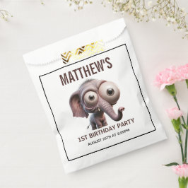 Cute Crazy elephant Farm Theme 1st Birthday