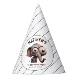 Cute Crazy elephant Farm Theme 1st Birthday