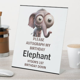 Cute Crazy elephant Farm Theme 1st Birthday