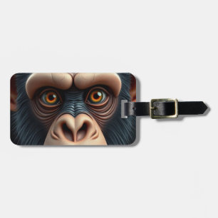 Cute Crazy Funny Chimpanzee Bagagebricka
