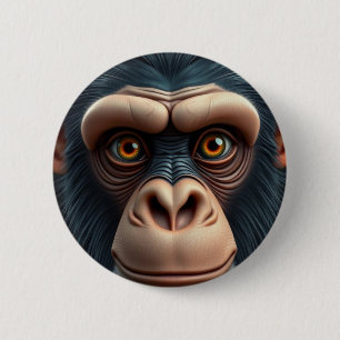 Cute Crazy Funny Chimpanzee Knapp