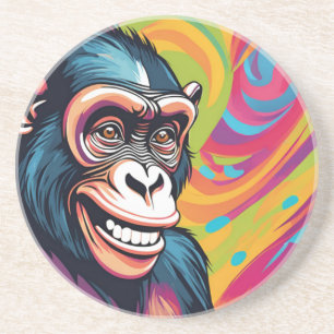 Cute Crazy Funny Chimpanzee Underlägg