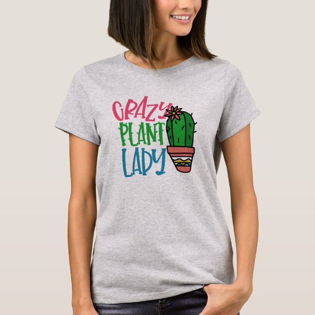 Cute Crazy Plant Dam Arizona Cactus TShirt Design T Shirt (Framsida)