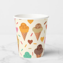Cute Cream Cone mönster fyller år