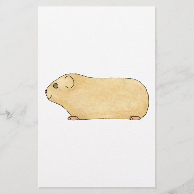 Cute Cream Guinea Gris. (Framsida)