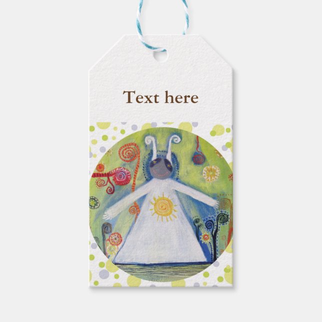 Cute CreatKids Anpassningsbar Gift-Märkre Presentetikett (Framsidan)